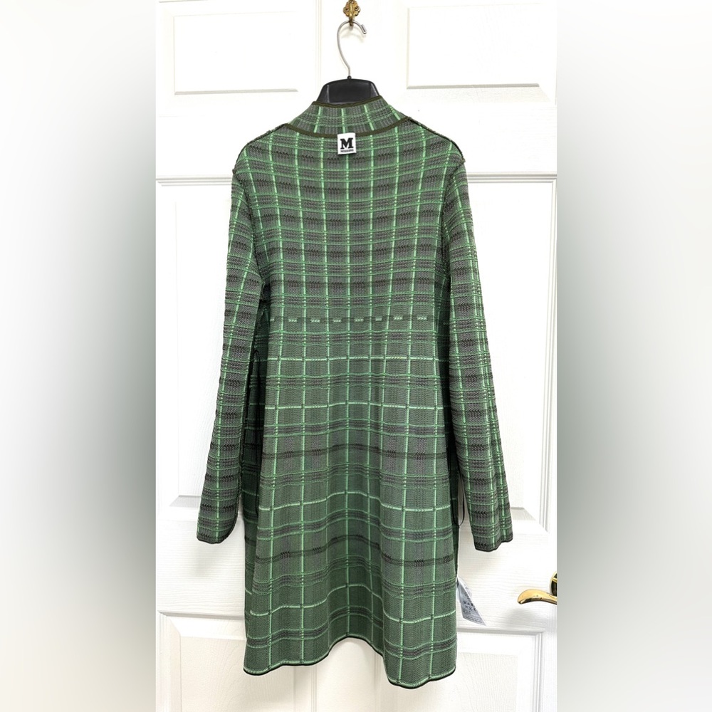 Rare‼️Exquisite‼️EUC Missoni Green/BrownPink Weave 60’s style Midi Dress/Sweater - Picture 14 of 16